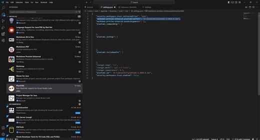 作业1-PlantUML不生效的问题