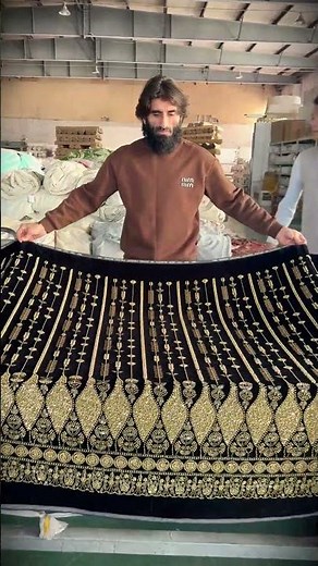 Embroidery Fabric Close-Up | Machine Work Process