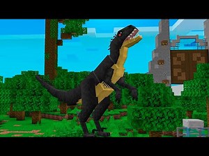 SCORPIOS REX ESCAPOU NO ACAMPAMENTO JURASSIC WORLD NO MINECRAFT !! AVENTURA COM MODS