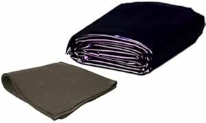 LifeGuard Pond Liner 50 ft. x 50 ft. 45 Mil EPDM Rubber and Underlayment Combo - CLGUG50X50