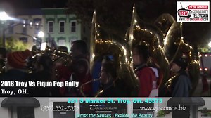 A great turn out for the 2018 Troy VS Piqua Pep Rally on Thursday night! If you didn't make it out, we've got full coverage of the whole rally available right here! Check it out! Video made available by: Excellence In Dentistry, Troy-Hayner Cultural Center, Partners in Hope, Smitty's Bicycle & Locksmith Service, Trojan Insurance Agency, Troy Ohio Chamber of Commerce, Tri-County Board of Recovery & Mental Health Services, Miami County Board of Developmental Disabilities (Riverside), Hospice of Mi