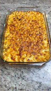 Chef Tini’s Viral Mac and Cheese. Full recipe on my main video.