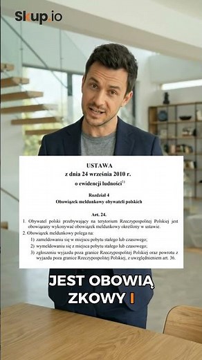 Czy meldunek jest obowiązkowy? Jakie kary za brak meldunku w 2026? | Skup.io