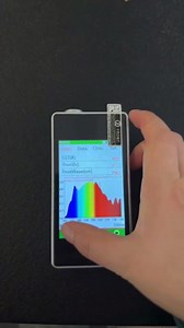 BN320 Handheld Spectrometer Light Spectrum Meter - High Precision CCD, 380nm-780nm, Touch Screen Display