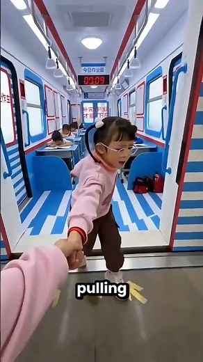 This Pencil Train Pulled Me Inside 😱✏️