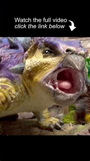 ANKYLOSAURUS Crashes the BBQ! #art #dinosaur #jurassicworld #miniature #polymerclay #sculpture