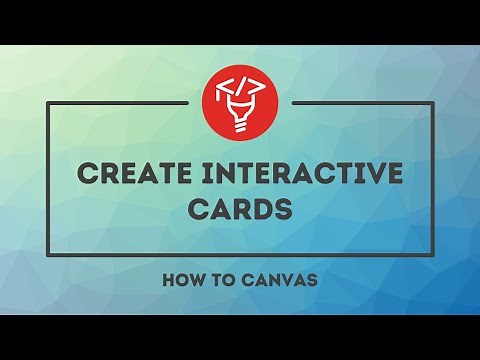 Create interactive cards in Canvas