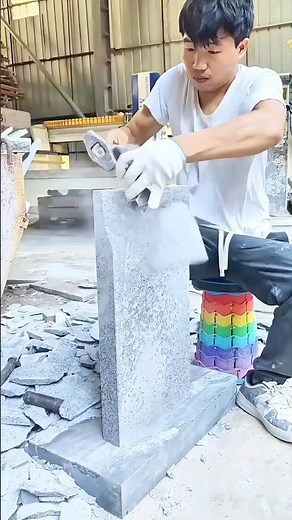 Granite Processing Tips: Hammer & Chisel for Precision and Efficiency!