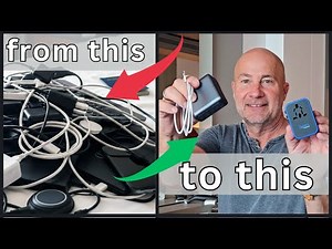 Manage Your Messy Electronics for Travel | Simple Solutions