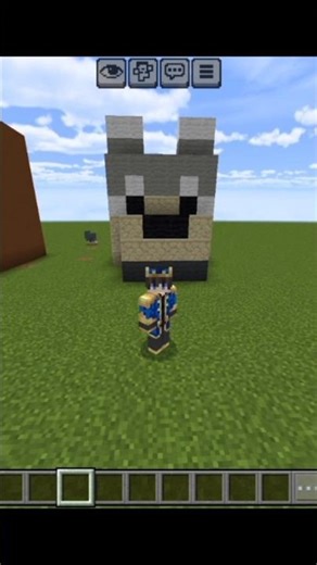 i make head Dog/wolf in Minecraft #minecraft#trending#gaming #viral#shorts#head#wolf#Fun