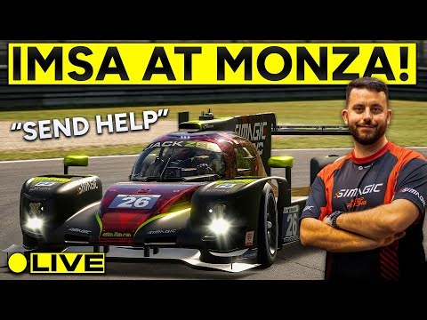 Can we SURVIVE T1?! - IMSA Monza Baby! - iRacing Live