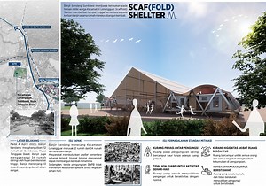 SCAF(FOLD) SHELTER : Flood Resilience Architecture