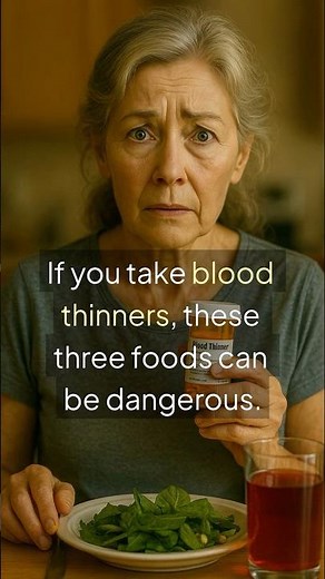 If You Take Blood Thinners, Avoid These 3 Foods ⚠️ #shorts