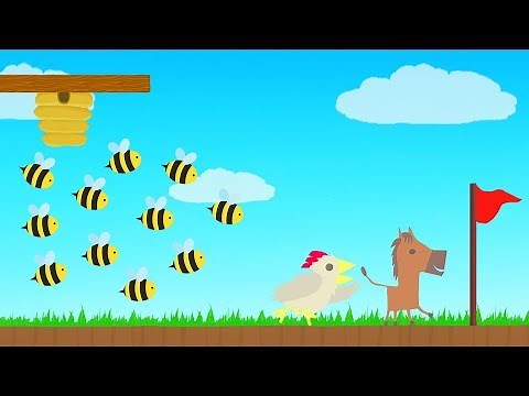There Is NEW KILLER BEES In Ultimate Chicken Horse