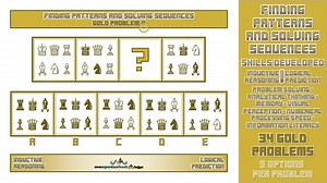 100 Logical Reasoning and Abstract Thinking Problems | IQ Test in Gold, Silver, and Bronze | Patterns and Sequences