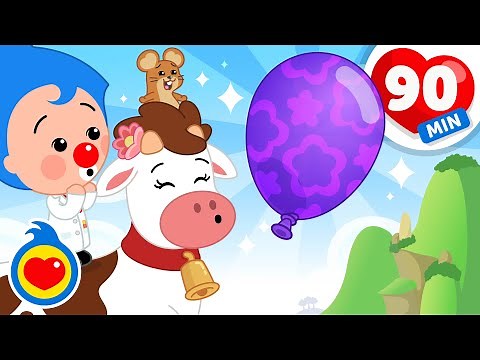 Tengo Un Globito Violeta 🎈💜 Y Más Canciones Infantiles Clásicas (90 Min) | Plim Plim