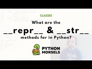 Python's __repr__ and __str__