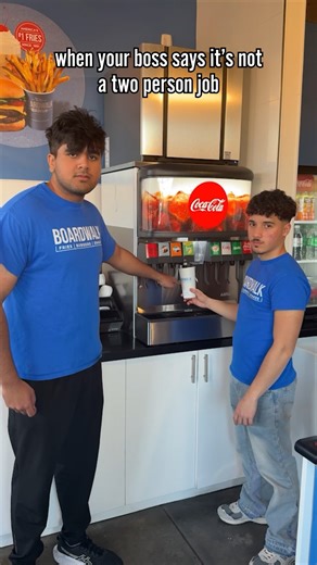 It’s not ‘two-person’ - it’s highly collaborative. . . . . . [BoardwalkCanada BetterWithBoardwalk 2PersonsJob BoardwalkReels] | Boardwalk Fries Burgers Shakes Canada | Facebook