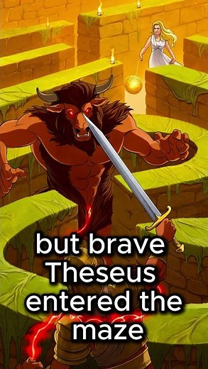 Theseus and the Minotaur: The Hero of the Labyrinth #myth #greekmythology #gtamyths