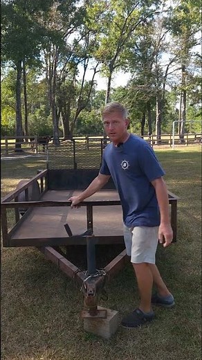 Simple and EASY stock trailer!! #diy #farm #trailer
