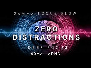90-Minute Focus Lock — Deep Work Sprint with 40Hz Gamma Binaural Beats to Productivity