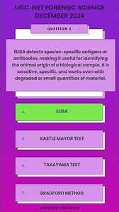 UGC NET Forensic Science December 2024 PYQ (Q 1-5) | Simple Explanations #forensicscience #ugcnet