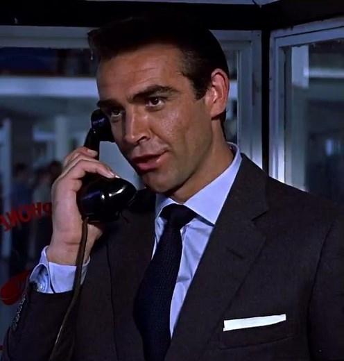 sean connery as james bond is too perfect