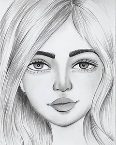 12K views · 405 reactions | Let's sketch easy. A beautiful woman face | Drawing Book | Facebook