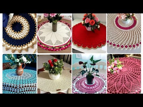 MOST ATTRACTIVE HANDMADE CROCHET ROUND TABLE RUNNER DESIGN IDEAS 2026