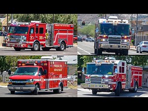 Phoenix Fire Dept. North PHX Units responding