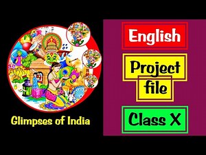 Class 10th English Project File | English Project for Class 10 | English Project File | GG
