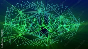 The letters WWW (World Wide Web) form from a network of lines and dots, and then break apart. Loop-able. Internet, computer technology, communications, business themes. In 4K and HD. Stock Video