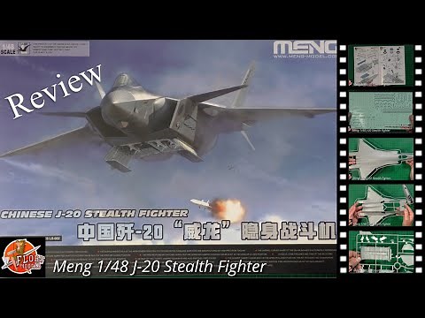 Meng 1/48 J-20 Stealth Fighter Review
