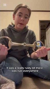 How to clean a bit tutorial! #horse #equestrian #ponies