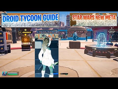 NEW Star Wars DROID TYCOON in Fortnite! 🤖 Build and Sell Droids! (Tamil)
