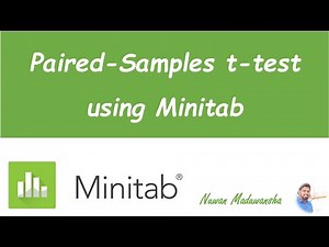 Paired-Samples t test using Minitab