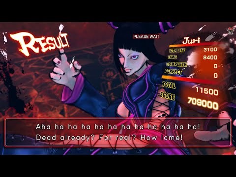 Ultra Street Fighter 4 JURI Gameplay (Hardest Mode, Special Outfit)