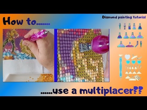 How to use a multiplacer | A diamond painting tutorial