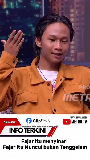 Fajar Sad Boy: Kelas Inspirasi di Metro TV