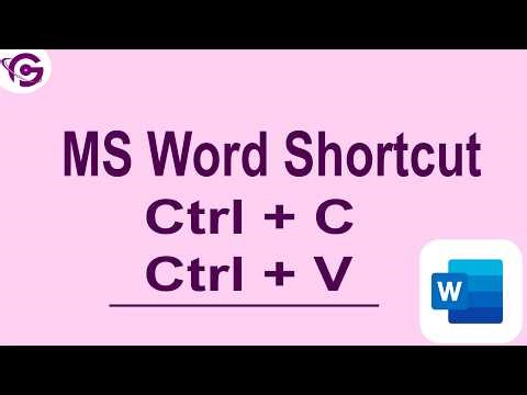 Microsoft Word Shortcuts for Beginners Step by Step Guide