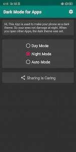 Dark Mode for Apps Night Mode