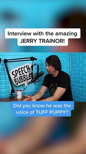 “Interview with JERRY TRAINOR!” #icarly #tuffpuppy #voiceover #speechbubble #butchhartman #jerrytrainor #podcast #nickelodeon