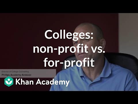 Comparing nonprofit vs for profit colleges
