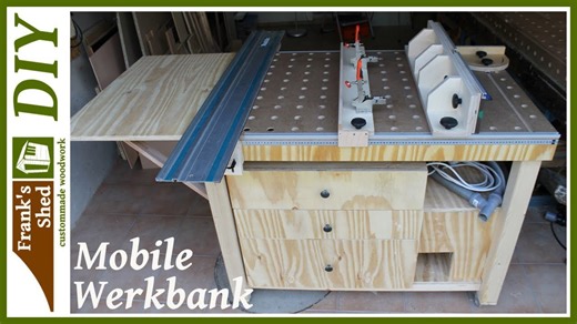 ALL IN ONE Werkbank für KLEINE Werkstätten! Selber bauen mit WENIG Werkzeug | Frank Shed