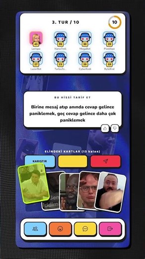 Arkadaşlarınızla oynayabileceğiniz eğlenceli “meme” kart oyunu! Mimlendin! #mobilegame #mobiloyun