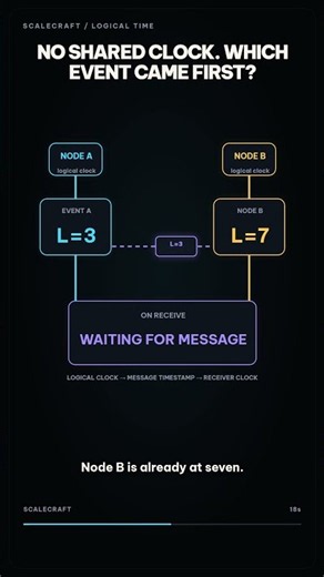 No Shared Clock? Lamport Clocks Order Events #Shorts