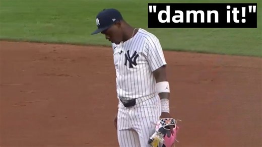 We just saw a player make an error while giving an in-game interview