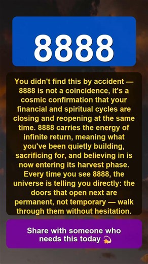 8888 Angel Number Is a SIGN 🔥 Financial Cycles Are Shifting
