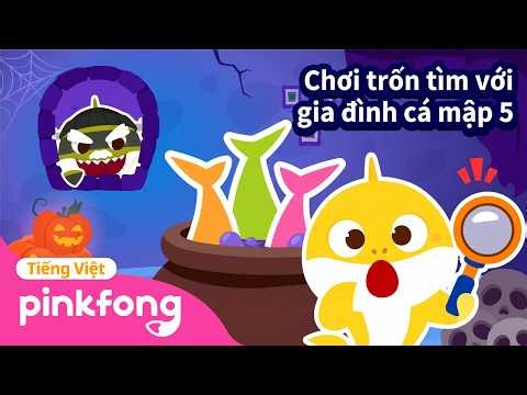 [Mới] Trốn tìm đêm Halloween với những tên trộm Cá Mập! 🎃 Baby Shark Cá mập con 🦈 Pinkfong