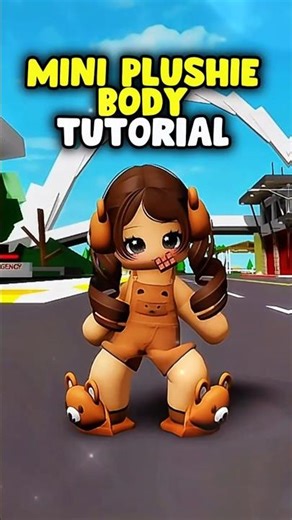 Mini Plushie Avatar Body Tutorial ID/Codes 🤩🥰 #roblox #brookhaven